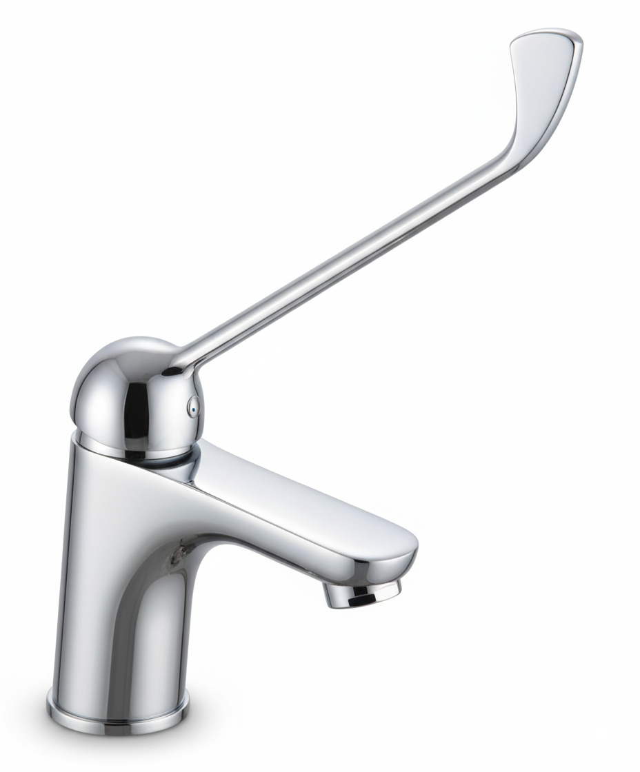 Monomando  Lavabo MAXI Clinic  crom 02311-PC Griferias Borras