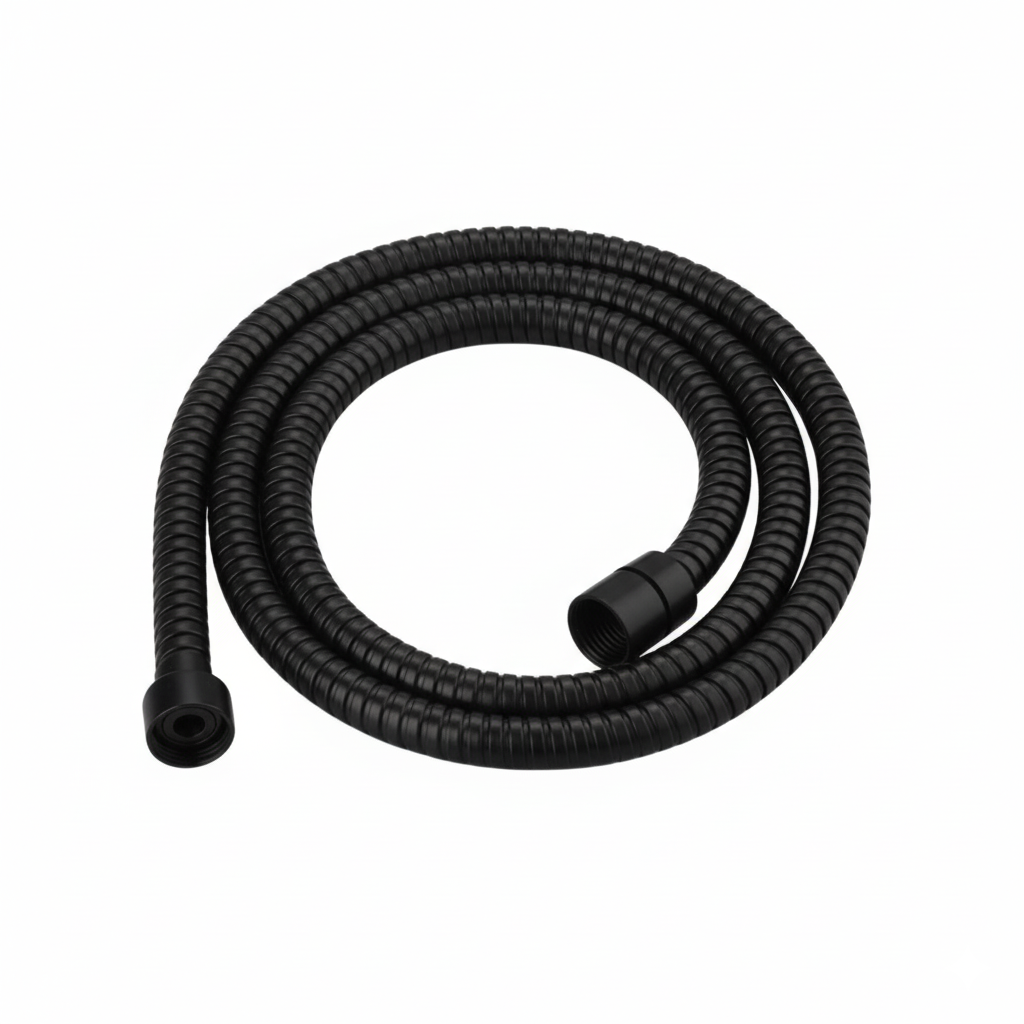 Flexible  1.7m Ducha lat�n Negro mate 086NM Griferias Borras