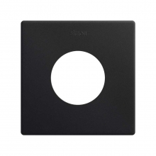Marco mnimo para enchufe 1 elemento 27110610-098 SIMON 270 Negro Mate