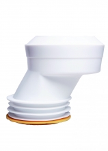 Manguito WC semirrgido mxima excentricidad WIRQUIN  Ref. RA374PJ+