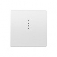 Tecla individual para interruptor regulable LOLA blanco mate | Simon 360 blanco mate