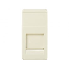 ref. 27087-31 | Adaptador 1 conector RJ-AMP estrecho marfil