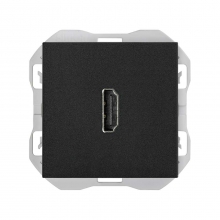 Conector HDMI H-H 20000094-098 SIMON 270 Negro Mate