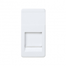 ref. 27087-34 | Adaptador 1 conector RJ-AMP estrecho blanco nieve