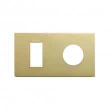 Marco minimo 2ele. enchufe + mdulo estrecho 27191620-097 SIMON 270 Bronce