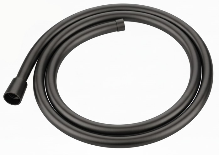 Flexible  1.7m Ducha PVC Grafito Cepillado 186GR Griferias Borras
