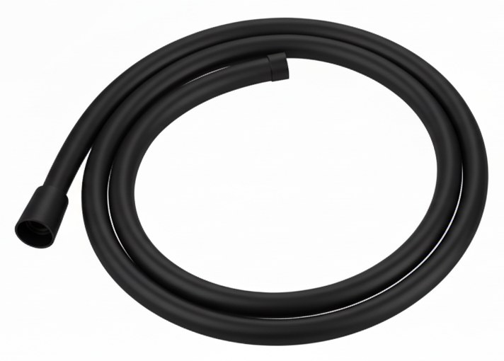 Flexible  1.7m Ducha PVC Negro mate 186NM Griferias Borras