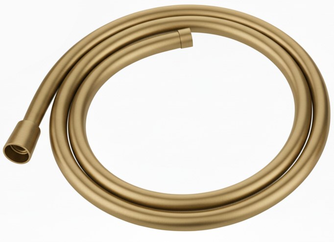 Flexible  1.7m Ducha PVC Dorado cepillado 186TG Griferias Borras