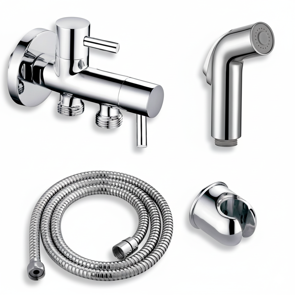 Ducha Higi�nica  Shataff  cromado 201-C Griferias Borras