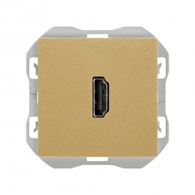 Conector HDMI H-H 20000094-095 SIMON 270 Oro