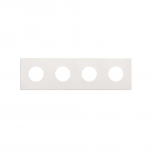 Marco mnimo schuko CLEAN 4 elementos SIMON 270 blanco mate Ref. 27110640-090