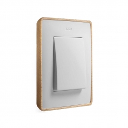 Acabado blanco base madera