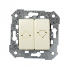 ref. 27396-62 | Grupo 2 pulsadores para persiana Simon 27 marfil