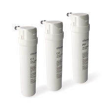 Pack Recambio Clever 61535 - Cartucho PP + C1 + C2 -  Pre-Carbono - Post-Carbono y Polipropileno.