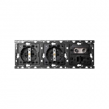ref. 10010303-039 | Kit back Simon 100 con 3 elementos y 2 bases+television+RJ45