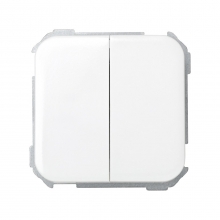 ref. 31396-30 | Grupo 2 pulsadores Simon 31 blanco nieve