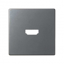 ref. 8201094-096 | Placa conector HDMI Simon 82 titanio