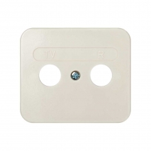 ref. 75053-31 | Placa Simon 75 para toma senal R-TV 0 marfil