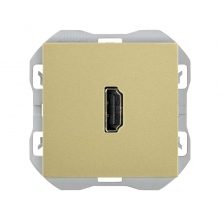 Conector HDMI H-H 20000094-097 SIMON 270 Bronce