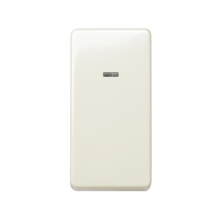 ref. 27669-61 | Pulsador neutro modulo estrecho luminoso S27 marfil