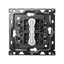 ref. 10010103-039 | Kit back Simon 100 con 1 elemento y 1 doble conmutador
