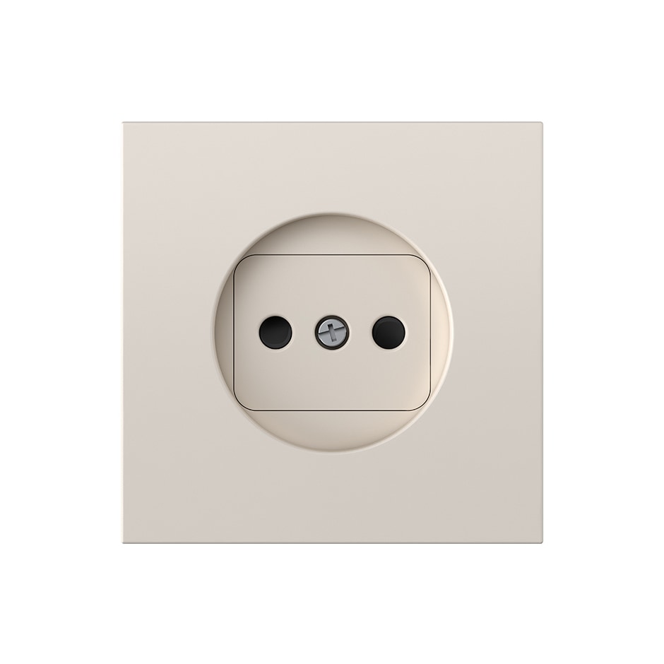 Tapa para base de enchufe bipolar arena mate | Simon 360 arena mate