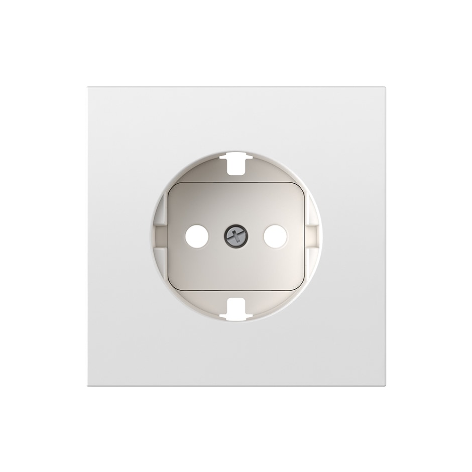 Tapa para enchufe schuko blanco mate | Simon 360 blanco mate