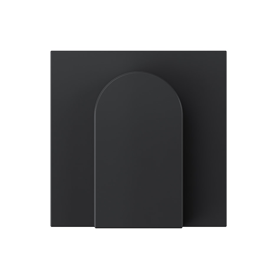 Tapa para Salida Cables-mecanismo de tirador negro mate | Simon 360 negro mate