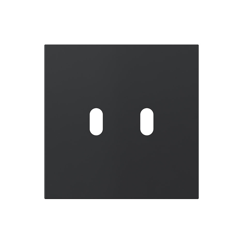 Tapa para USB C+C negro mate | Simon 360 negro mate