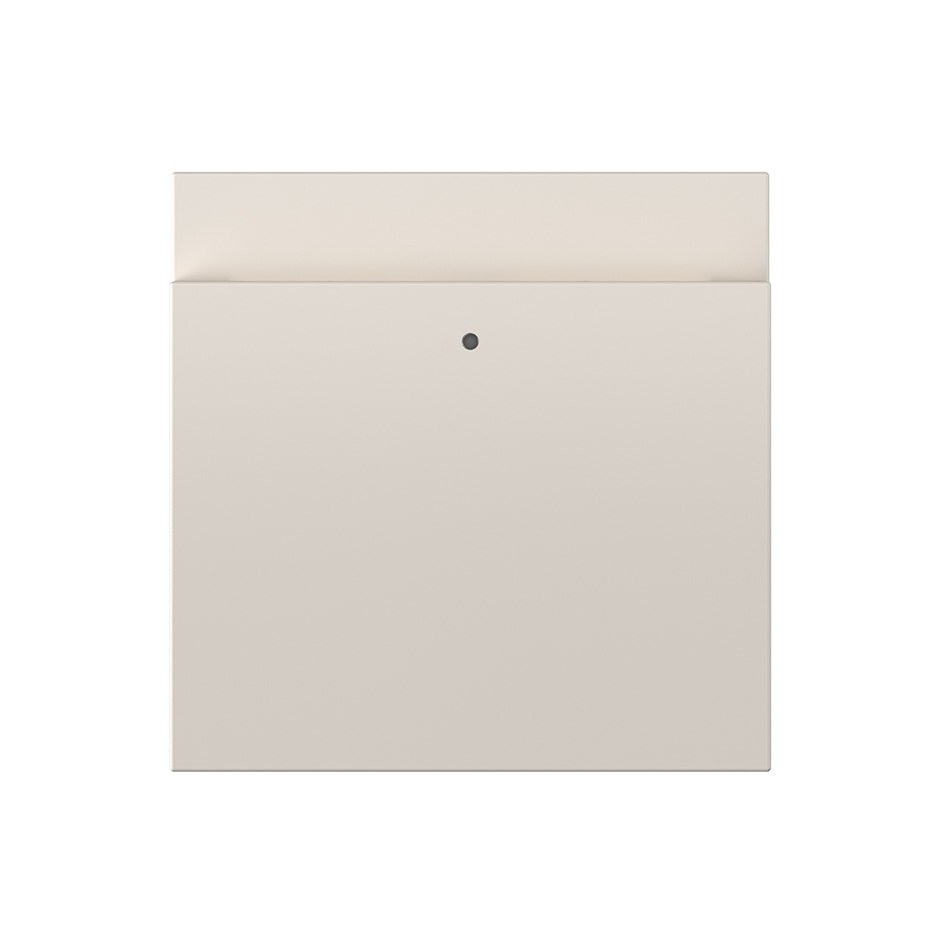 Tapa con visor para interruptor de tarjeta arena mate | Simon 360 arena mate