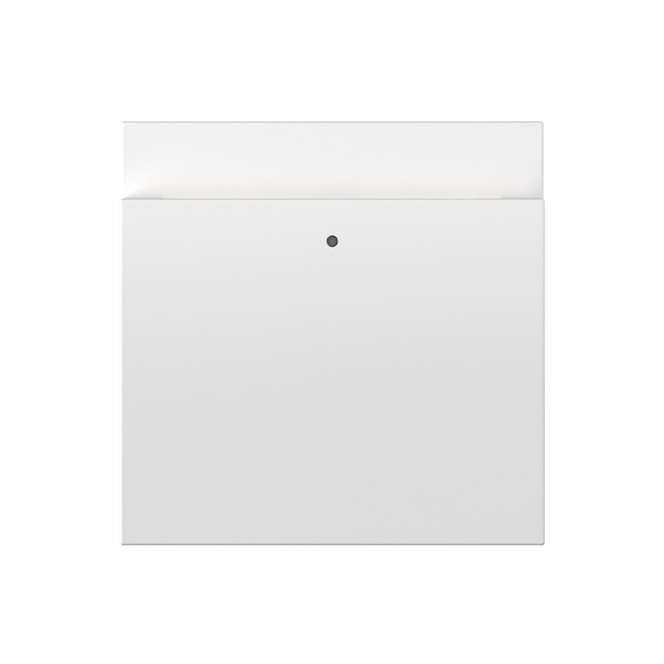 Tapa con visor para interruptor de tarjeta blanco mate | Simon 360 blanco mate