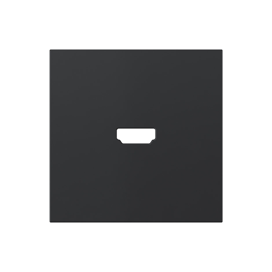 Tapa para conector HDMI negro mate | Simon 360 negro mate