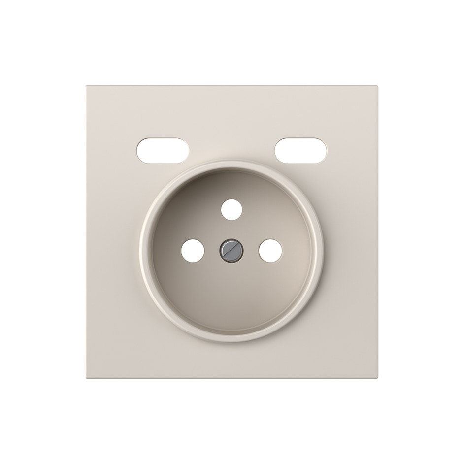 Tapa para toma francesa + 2USB C+C arena mate | Simon 360 arena mate