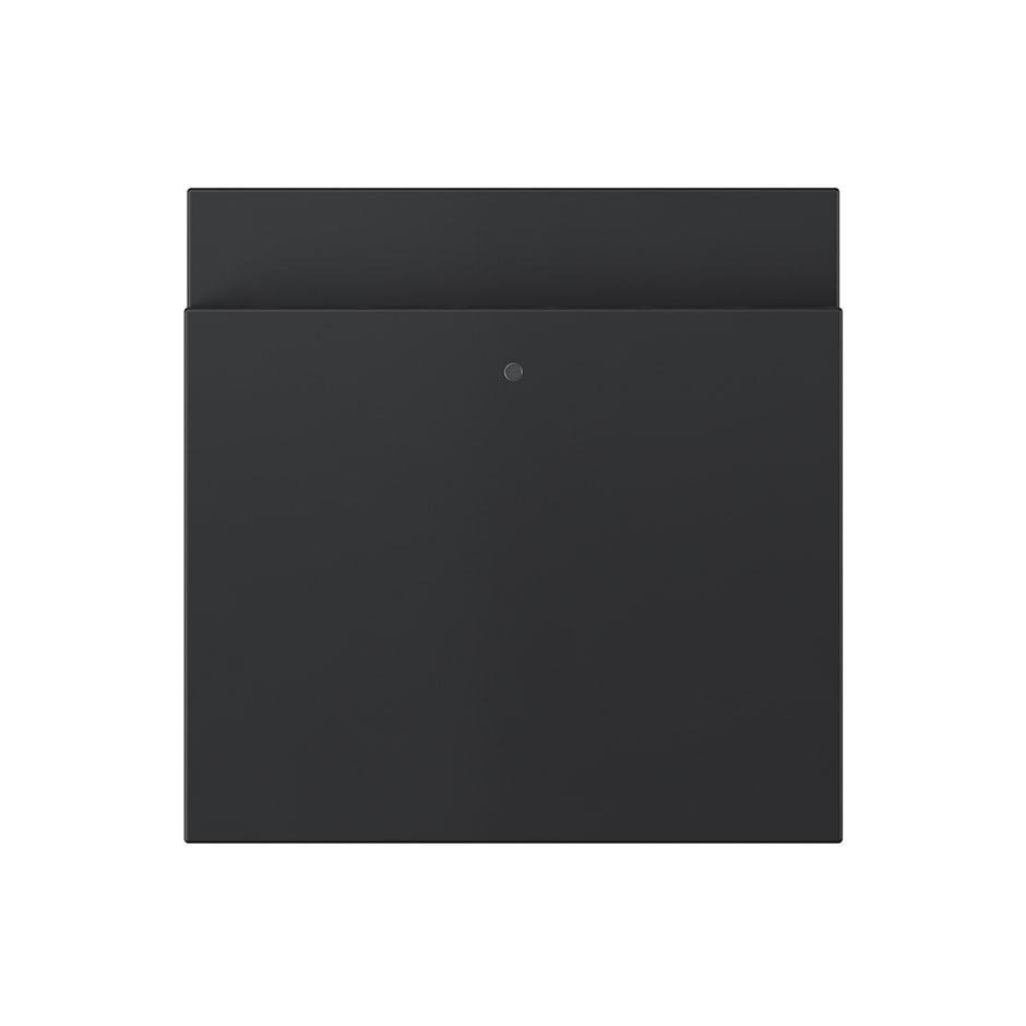 Tapa con visor para interruptor de tarjeta temporizado negro mate | Simon 360 negro mate