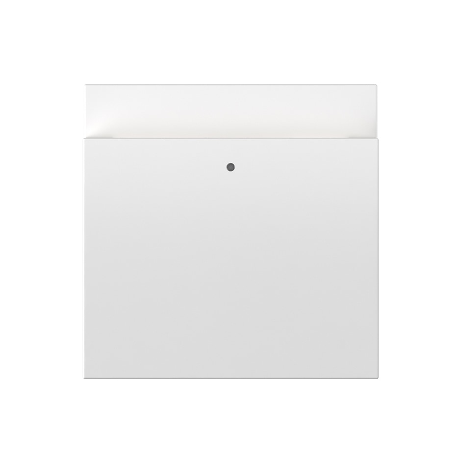 Tapa con visor para interruptor de tarjeta temporizado blanco mate | Simon 360 blanco mate
