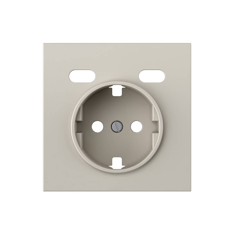 Tapa para schuko + 2USB C+C arena mate | Simon 360 arena mate