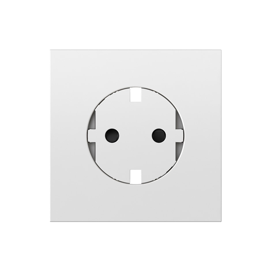 Tapa para enchufe schuko CLEAN modular blanco mate | Simon 360 blanco mate