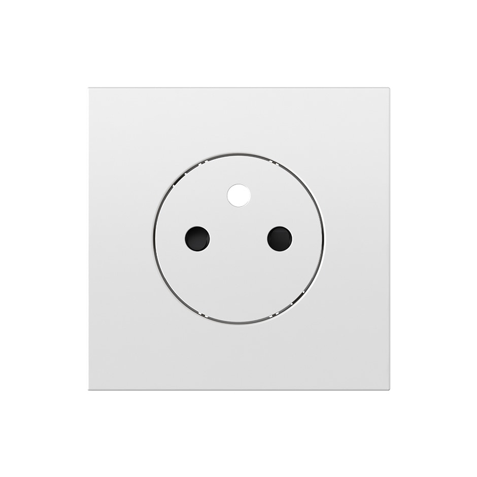 Tapa para toma francesa CLEAN modular blanco mate | Simon 360 blanco mate