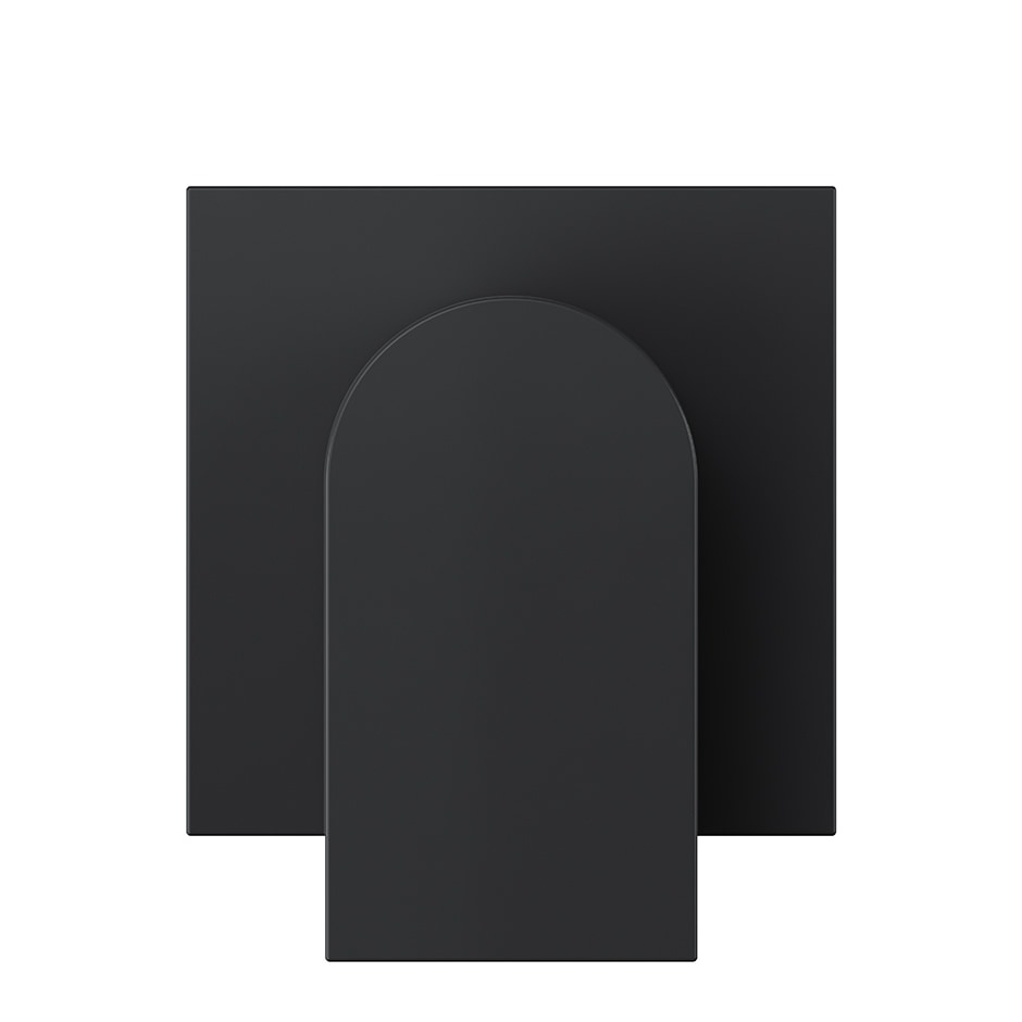 Tapa para conector Fibra �ptica doble negro mate | Simon 360 negro mate