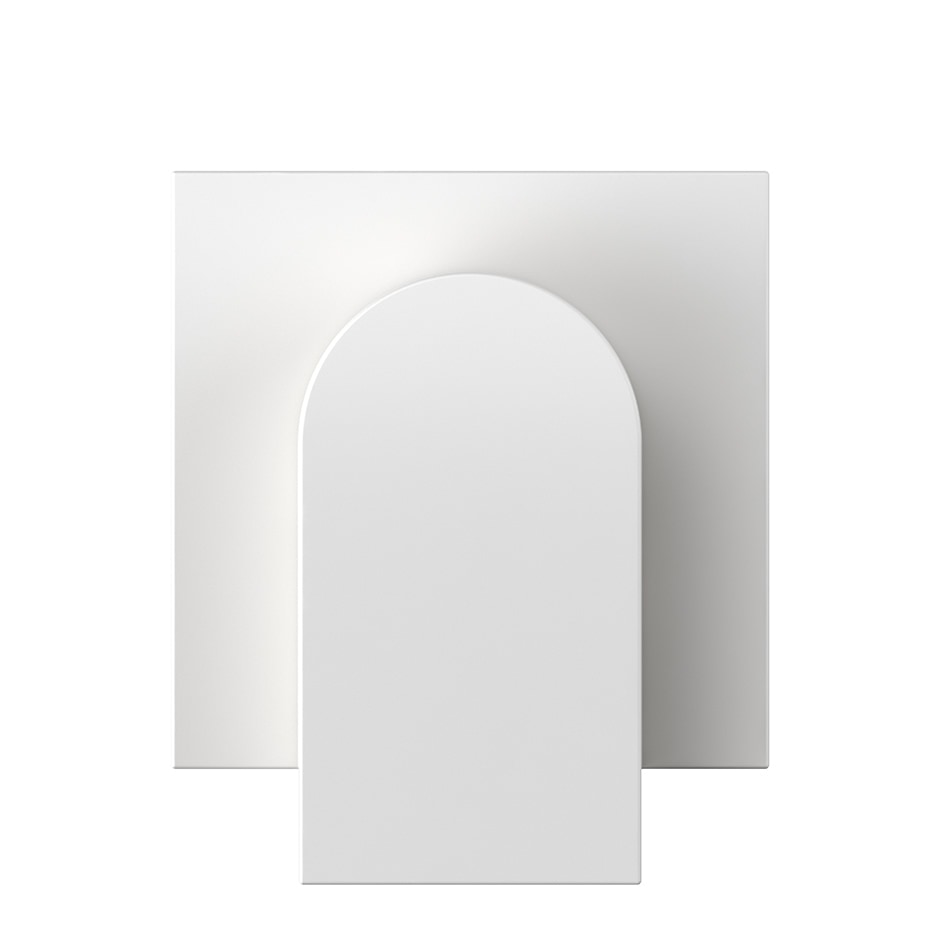 Tapa para conector Fibra �ptica doble blanco mate | Simon 360 blanco mate