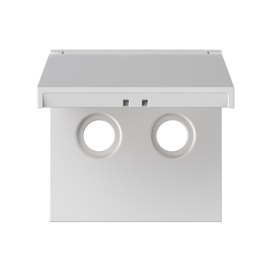 Tapa para toma R-TV+SAT universal IP44 blanco mate | Simon 360 blanco mate