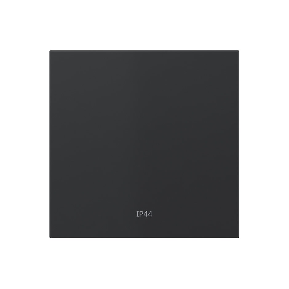 Tecla individual para mecanismo IP44 pulsante negro mate | Simon 360 negro mate