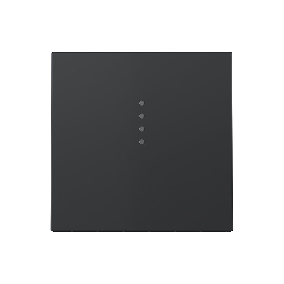 Tecla individual para interruptor regulable LOLA negro mate | Simon 360 negro mate
