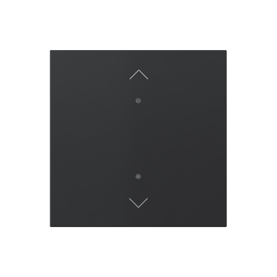 Tecla individual para interruptor de persianas LOLA negro mate | Simon 360 negro mate
