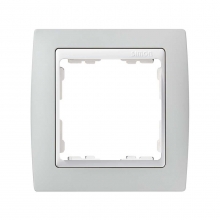 ref. 82611-33 | Marco Simon 82 con 1 elemento gris zócalo blanco aluminio