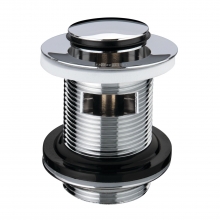 V�lvula lavabo Quick-Clac lat�n cromado mini tap�n con rebosadero Wirquin 30120606