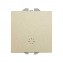 Pulsador con grabado Luz 10A  20000151-094 SIMON 270 Cava