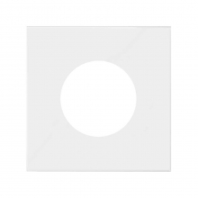 ref. 10000047-230 | Tapa Simon 100 para base de enchufe euroamericana blanco mate