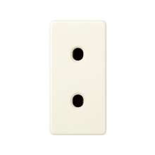 ref. 27431-61 | Base enchufe bipolar Simon 27 sin toma tierra 10/250 estrecho marfil