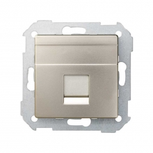 ref. 82005-34 | Adaptador Simon 82 con 1 conector RJ-AMP cava mate